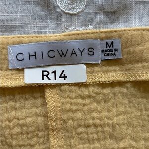 R14, Chickways Yellow mustard Color Top